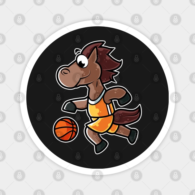 Horse Basketball Game Day Funny Team Sports B ball design